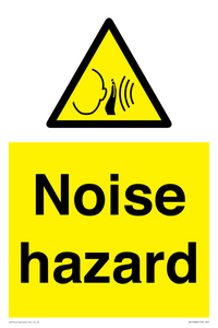Warning: Noise hazard